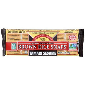 Brown Rice Snaps Tamari Sesame 12/3.5 OZ [UNFI #36162]