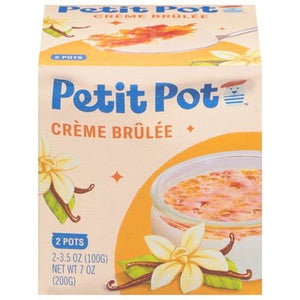 Petit Pot Creme Brulee Dessert 2Pk 4/7 Oz [UNFI #64094]