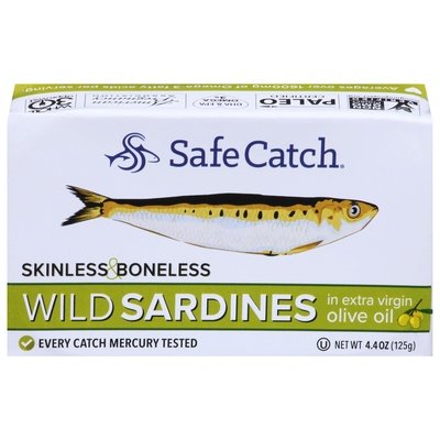 Safe Sardns/Wld In Evoo 12/4.4 OZ [UNFI #64270]
