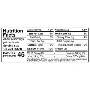 OG2 Organicville Pasta Italia Herb 6/24 OZ [UNFI #71890]