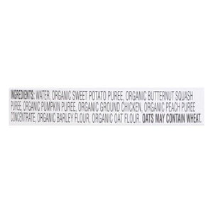 Earths Best Sweet Potato, Sqash, Chicken 10/4 Oz [UNFI #87163]