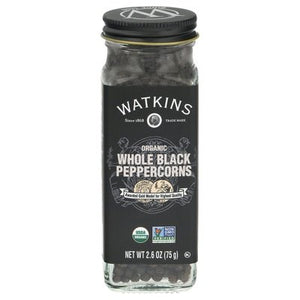 OG2 Watkins Whole Black Peppercorns 3/2.6 OZ [UNFI #17585]