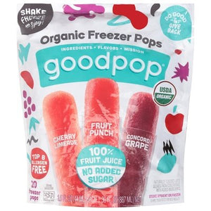 OG2 Goodpop Variety Pack Fruit Pops 6/20/1.5 OZ [UNFI #13170]