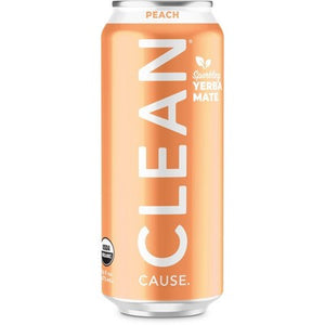 OG2 Clean Cause Sprkling Peach Yrba Mate 12/16 OZ [UNFI #88767] T