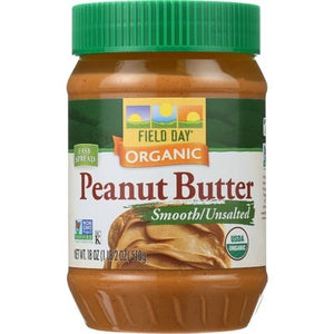 OG2 Field Day Peanut Bttr Smth Unslt 12/18 OZ [UNFI #07027]